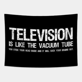 Oppose Socialism Anti Communist Television Propaganda Tapestry