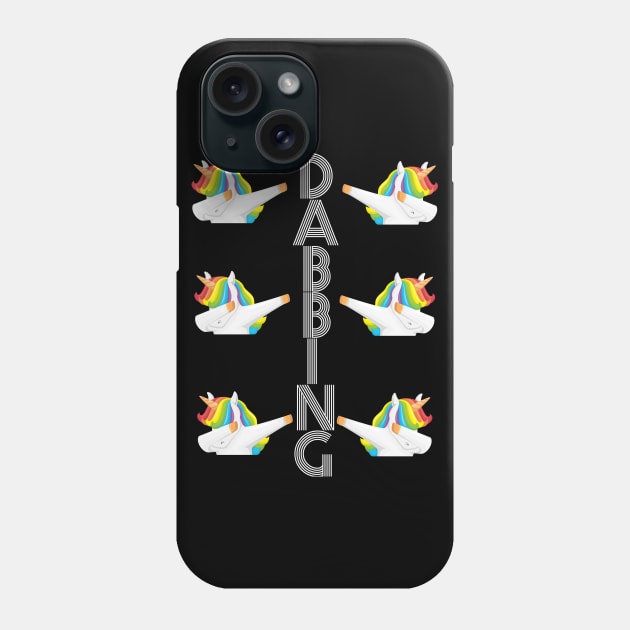 Dabbing Unicorn Phone Case by Imutobi