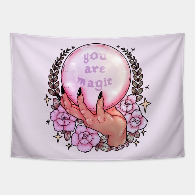 You Are Magic *lilac* Tapestry by chiaraLBart