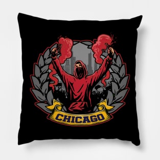 Chicago Soccer Pillow