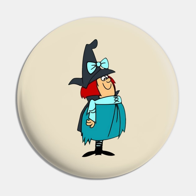 Winsome Witch, Secret Squirrel, Hanna-Barbera cartoon Pin by RainbowRetro