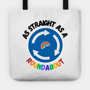 As straight at a roundabout Tote