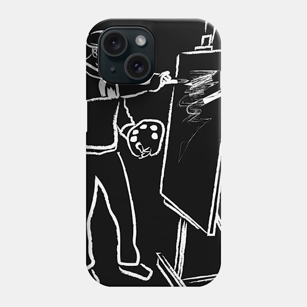 Artistic Oil Painter Phone Case by c1337s