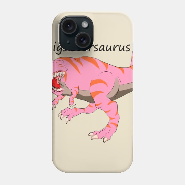 Bigsistersaurus Phone Case by lostatom