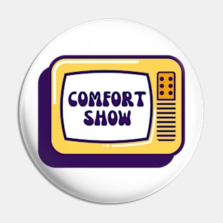 Retro Television Comfort Show Pin