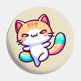 Dancing cat Pin