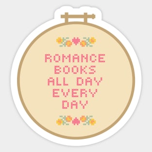 Romance Books Aesthetic Stickers for Sale