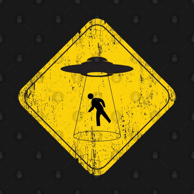 UFO Road Sign by atomguy