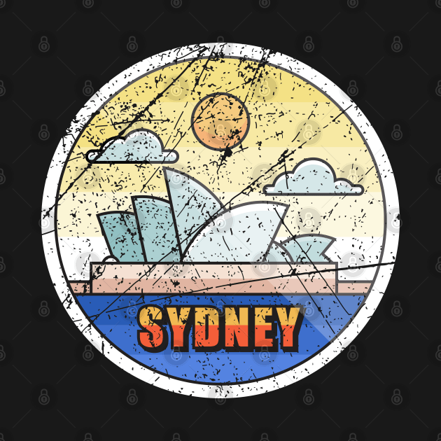 Sydney Logo Vintage by Mandra