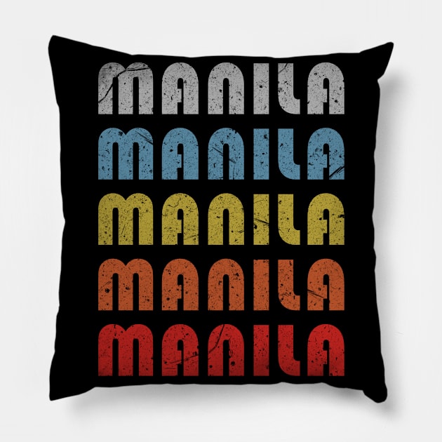 Manila trip destination gift Pillow by SerenityByAlex