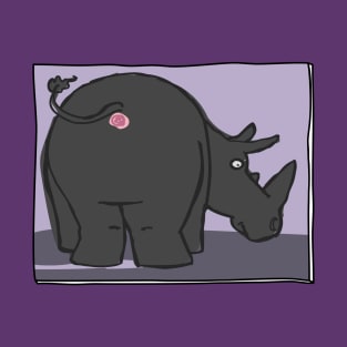 Butts Butts Butts - Rhino T-Shirt