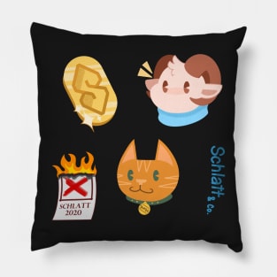 Jschlatt Reference Sticker Set Pillow