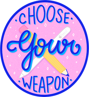 Choose your weapon Kids T-Shirt by ninocflores