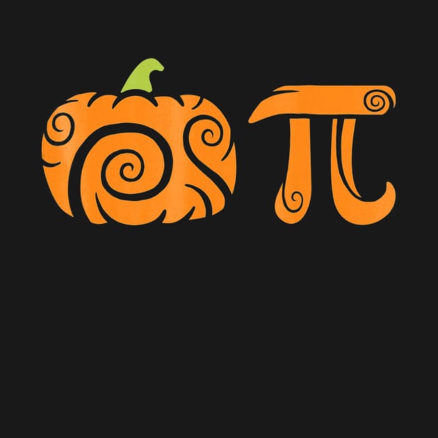 Pumpkin Pi Funny Halloween Pie Math Lover Algebra by mlleradrian