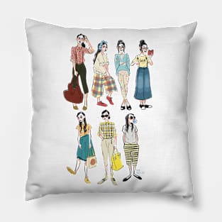 Fashion Girls Pillow