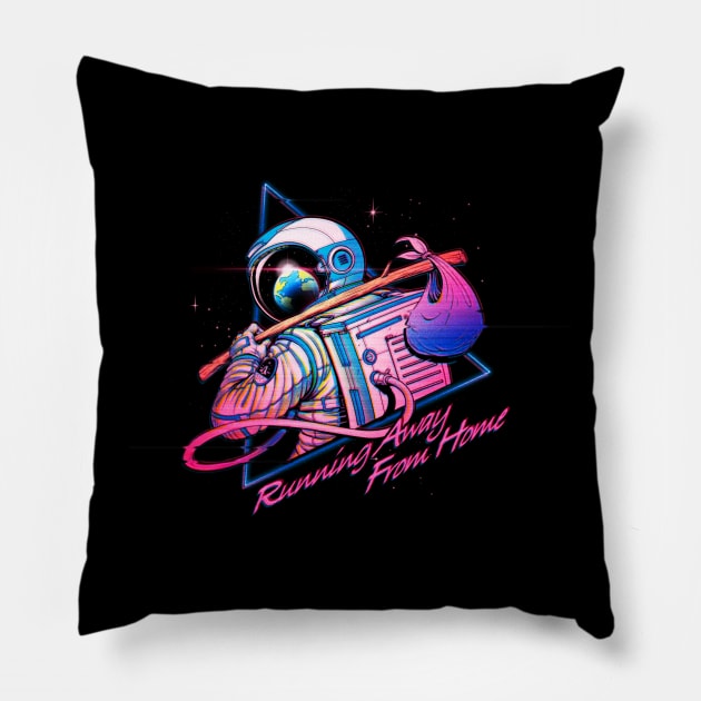 Running Away From Home Pillow by Tobe_Fonseca