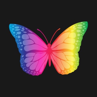 LGBT butterfly rainbow color T-Shirt