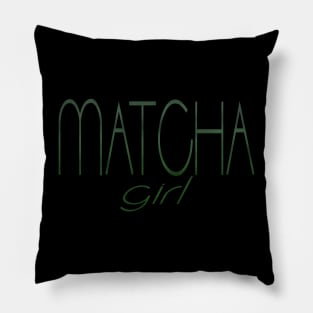 Matcha Girl Pillow