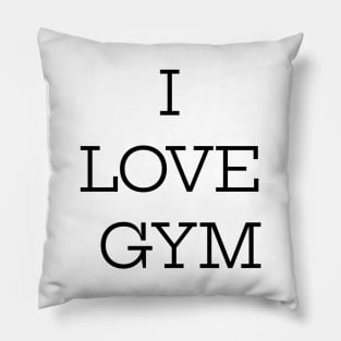 I Love Gym Pillow