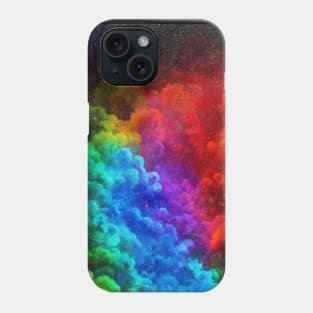 Psychedelic Nebula Space Clouds Phone Case
