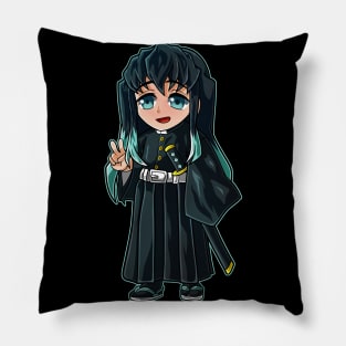 Demon Slayer Tokito Muichiro Chibi Color Pillow