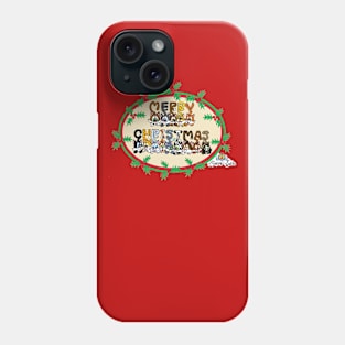 Fritts Cartoons " Merry Christmas Cat Tails" Phone Case