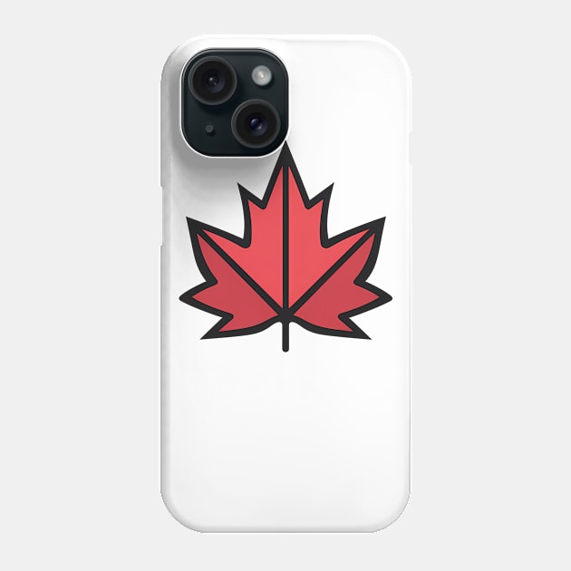 Funky Maple Leaf Phone Case by Minimal Kingdom