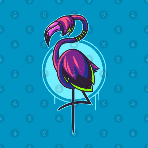 Emo Flamingo by ArtisticDyslexia