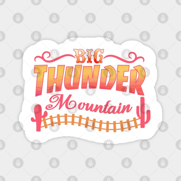 Big Thunder Magnet by Flip Flops in Fantasyland