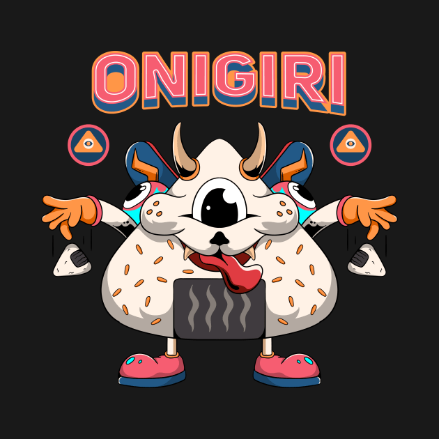 Onigiri Cartoon Character by Kumilism