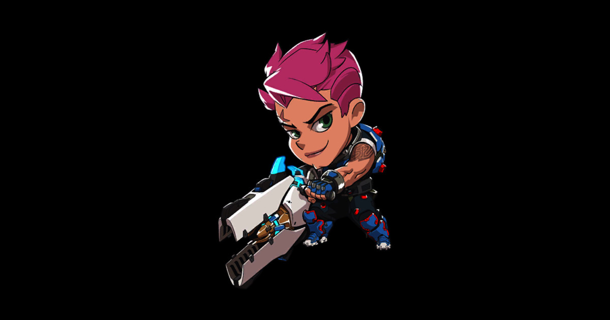 Zarya Cute Spray - Overwatch - Overwatch - Sticker | TeePublic