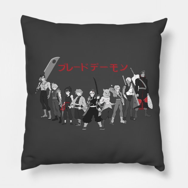 Anime Blade Demons Pillow by mohme