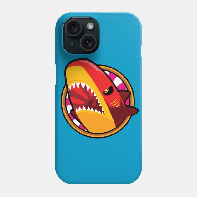 Fury Shark Phone Case by zoneo