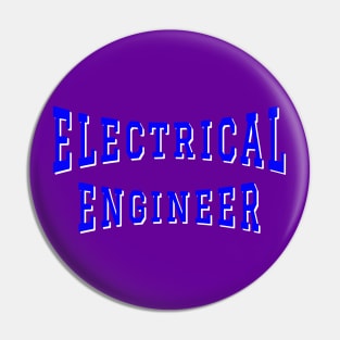 Electrical Engineer in Blue Color Text Pin