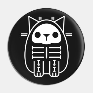 Paws the Cat - Skeleton Pin