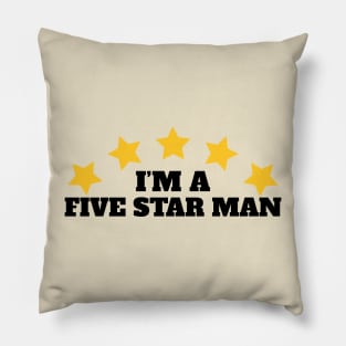 Five Star Man Pillow