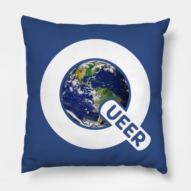 QUEER PLANET Pillow by stickmanifesto