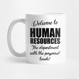 HR Assistant Gift for Women, Human Resources Department Mug