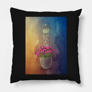 vase with flowers Pillow