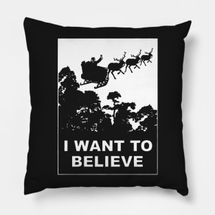 I Believe In Santa Claus Pillow