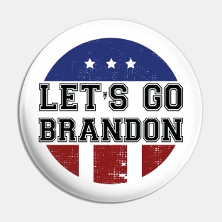 LGB Let’s Go Brandon Conservative US Flag Pin