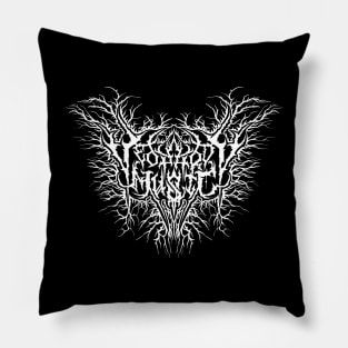 JEOPARDY MUSIC death metal logo Pillow