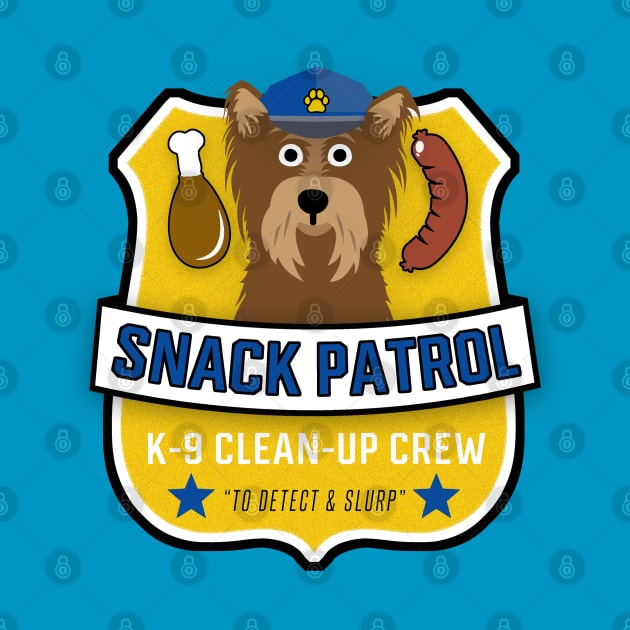 Yorkshire Terrier Snack Patrol by Rumble Dog Tees