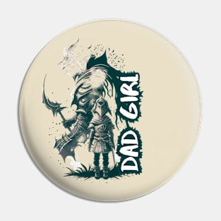 DAD GIRL Pin