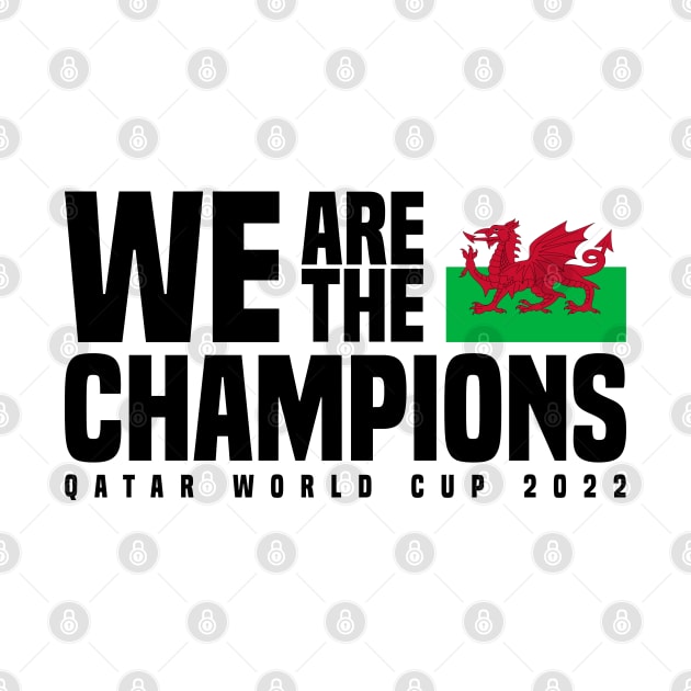 Qatar World Cup Champions 2022 - Wales by Den Vector