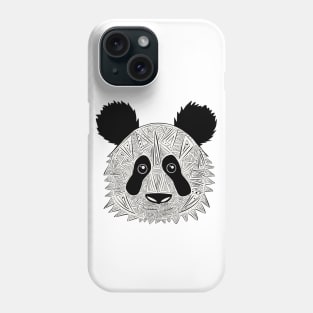 Geometric Panda Phone Case