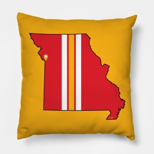 Kansas City Football Pillow