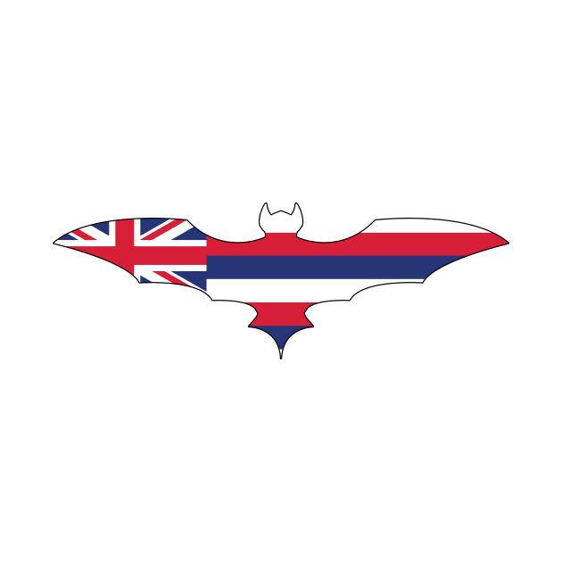 Hawaiian Bat Flag by Wickedcartoons