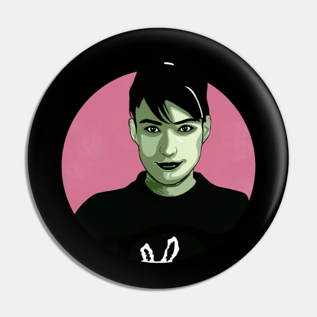 Women of Punk - Kathleen Hanna (Pink) Pin by womenofpunk