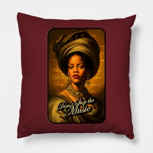 Don't Stop The Music Rihanna T-Shirt Pillow